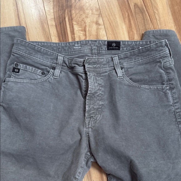 AG Men's Gray corduroy pants hemmed - Picture 7 of 8